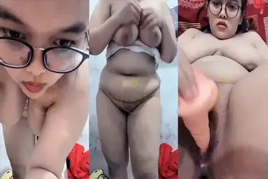 BBW Ika Montok Colok Memek Pakai Dildo Jumbo